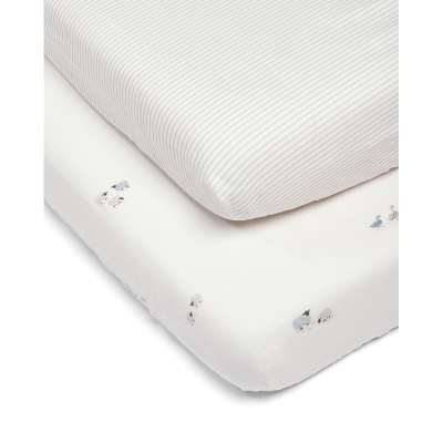 Mamas & Papas Fitted Sheets 2 pack 70x142cm - WTTW Farm